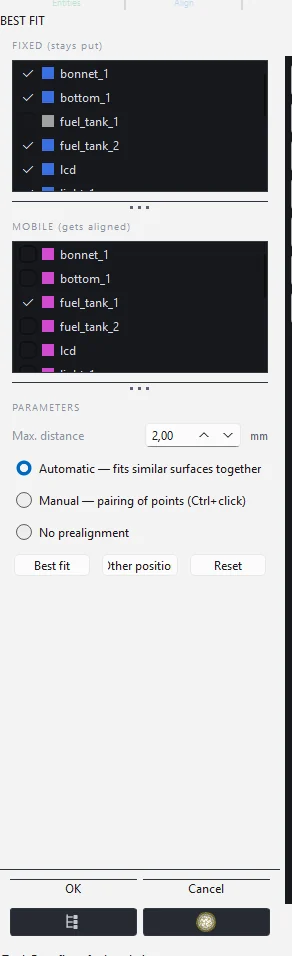 Best fit panel