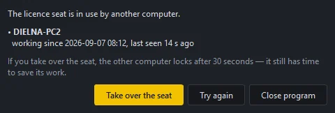 Seat-in-use window
